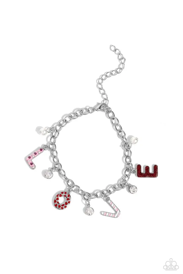 Paparazzi Bracelet ~ Lovestruck Leisure - Red