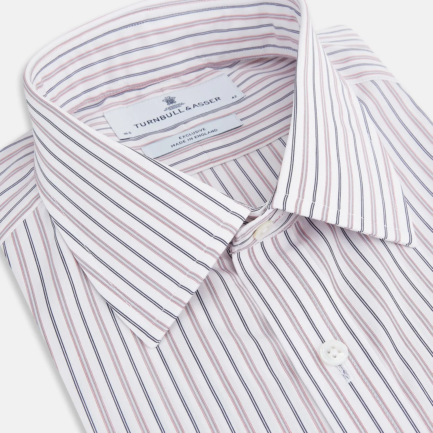 Red Multi Stripe Mayfair Shirt