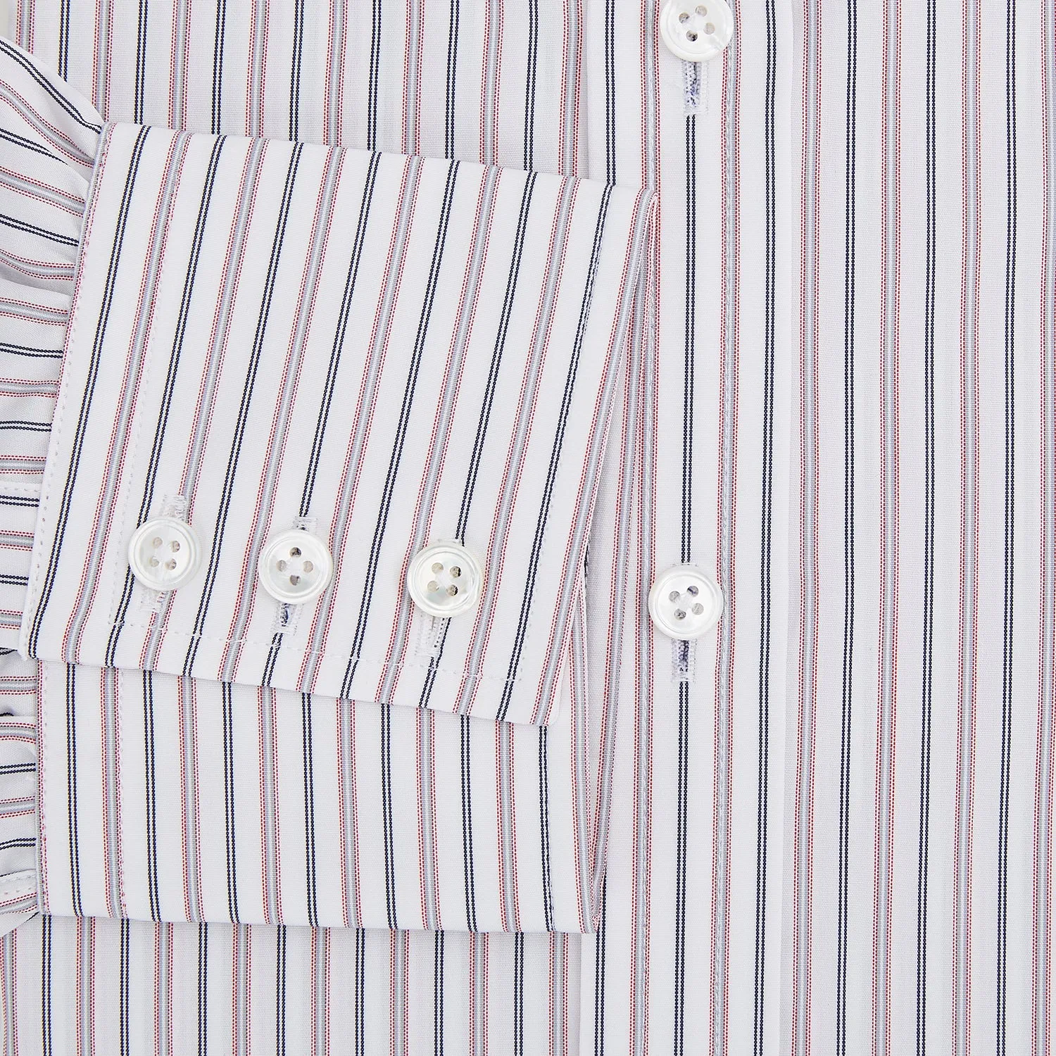 Red Multi Stripe Mayfair Shirt