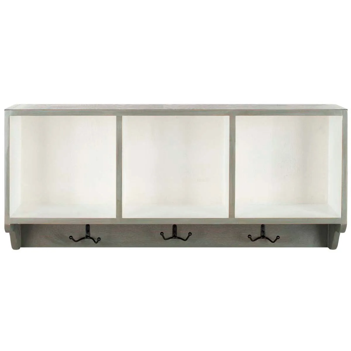 Safavieh Alice Wall Shelf With Storage Compartments , AMH6566