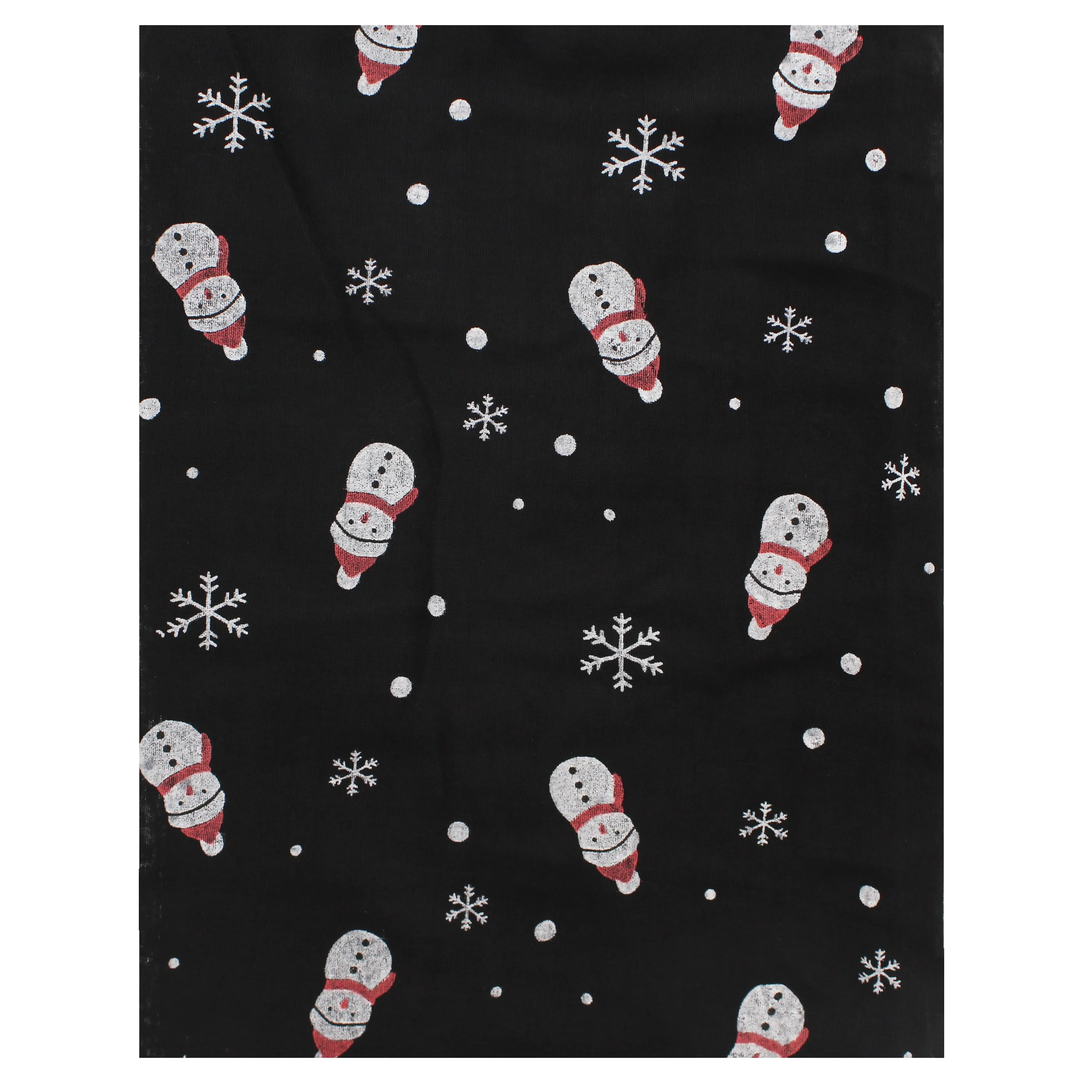 Scarf with Snowflakes & Snowmen