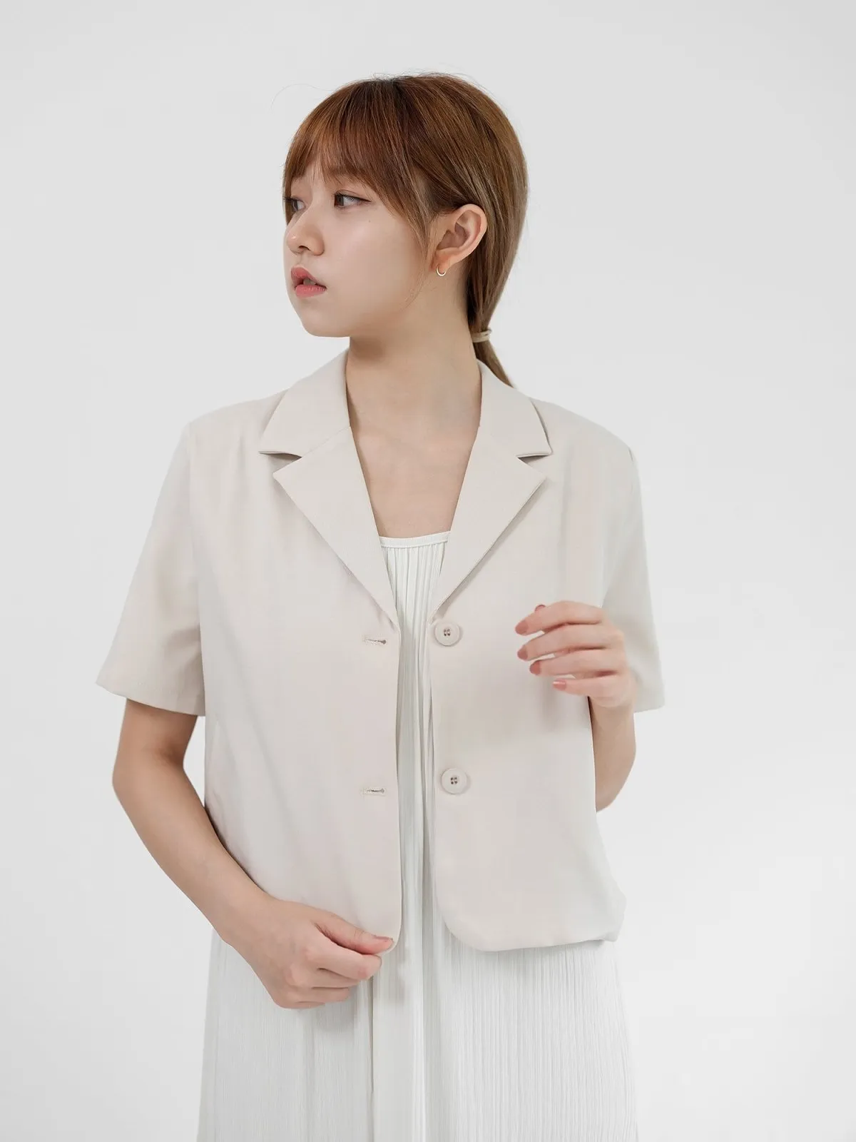 Silia Short Sleeve Blazer