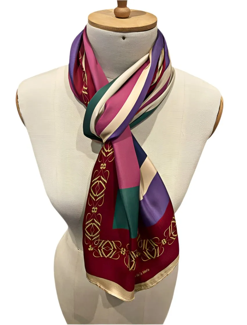 Silk Twill Printed Scarf