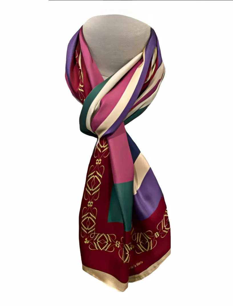 Silk Twill Printed Scarf