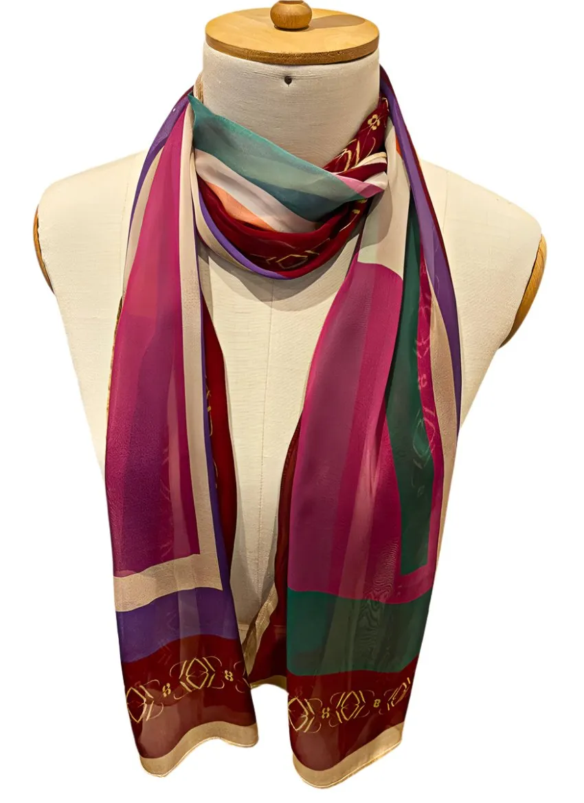 Silk Twill Printed Scarf