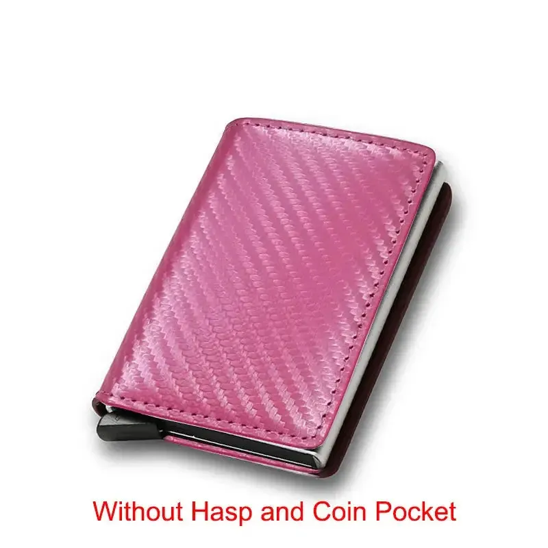 Sleek and Secure Carbon Fiber Slim Aluminium Wallet – YRFID-Blocking Men's Wallet Credit Card Holder!