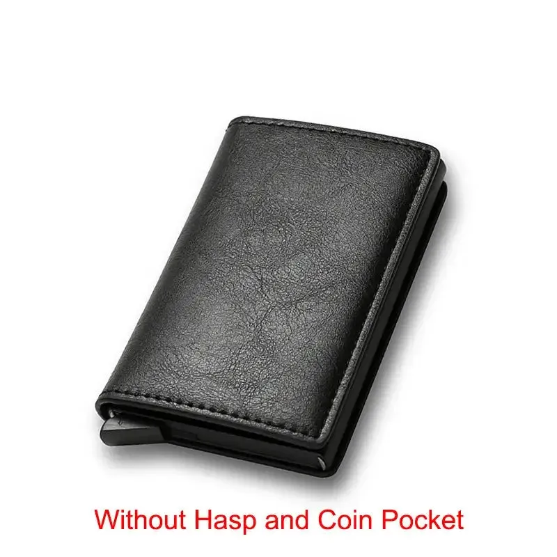 Sleek and Secure Carbon Fiber Slim Aluminium Wallet – YRFID-Blocking Men's Wallet Credit Card Holder!