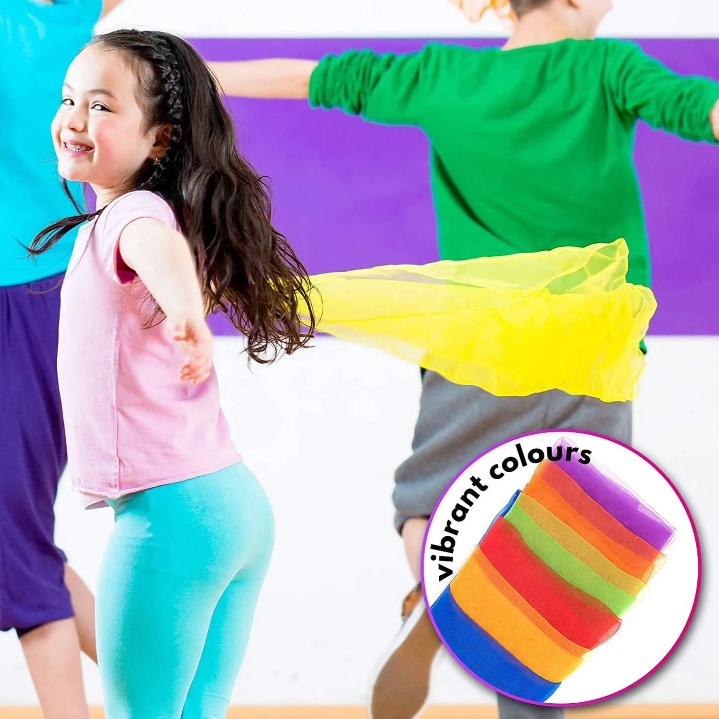 Square Sensory Scarfs (Pack of 8)