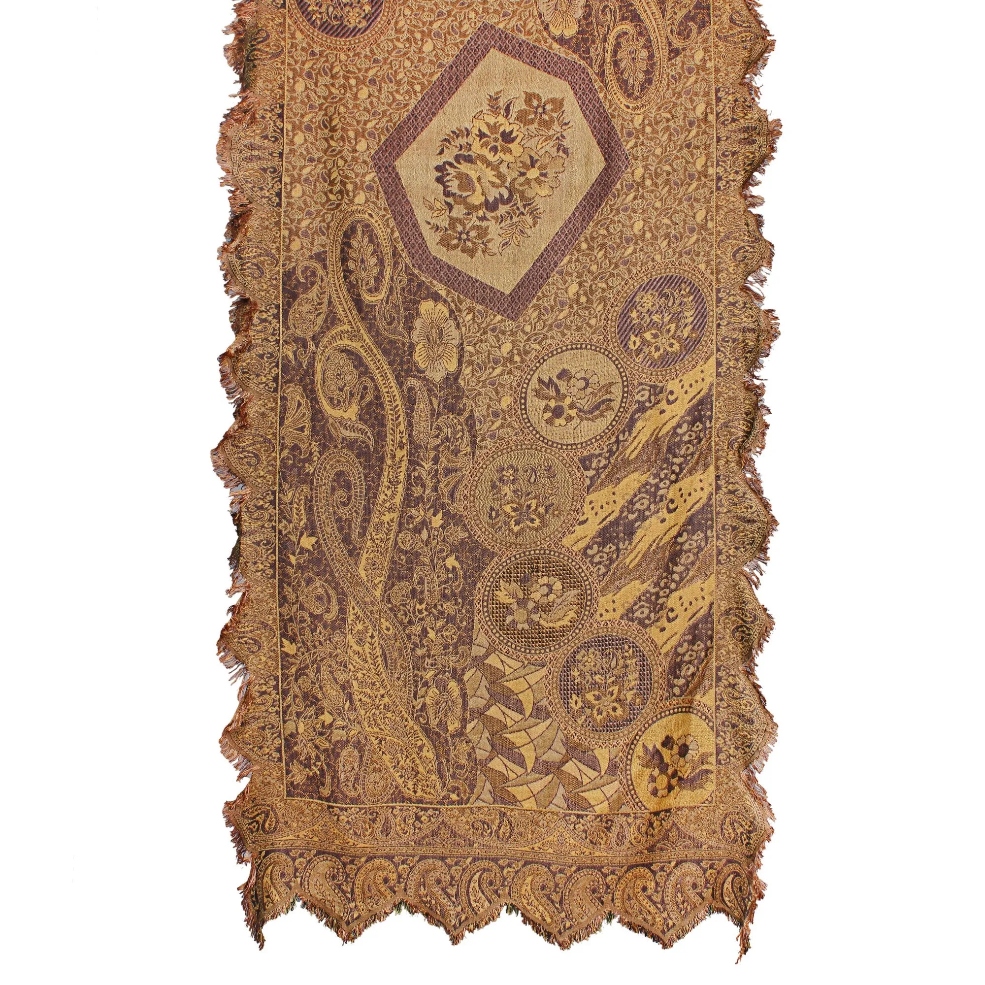 Timeless Elegance Paisley Jacquard Scarf