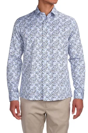 Triangle Print Cotton Shirt