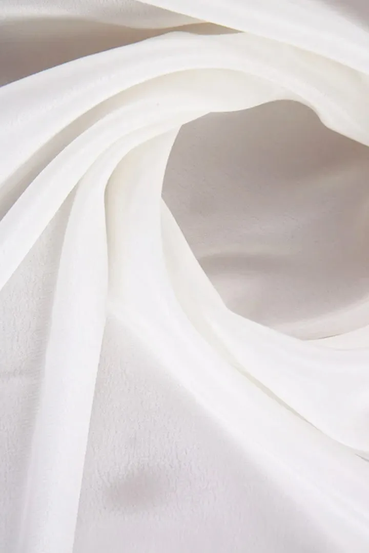 Viscose Crepe Silk - White