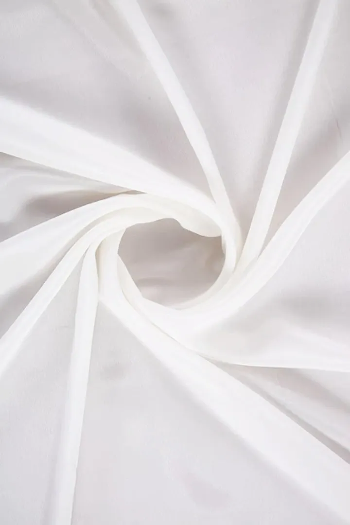 Viscose Crepe Silk - White