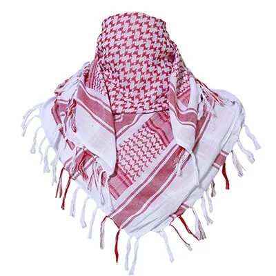 Wenkouban Men Military Scarf Tactical Desert Arab Keffiyeh Scarf Camouflage Head Scarf Women Arabic Cotton Paintball Face Mask