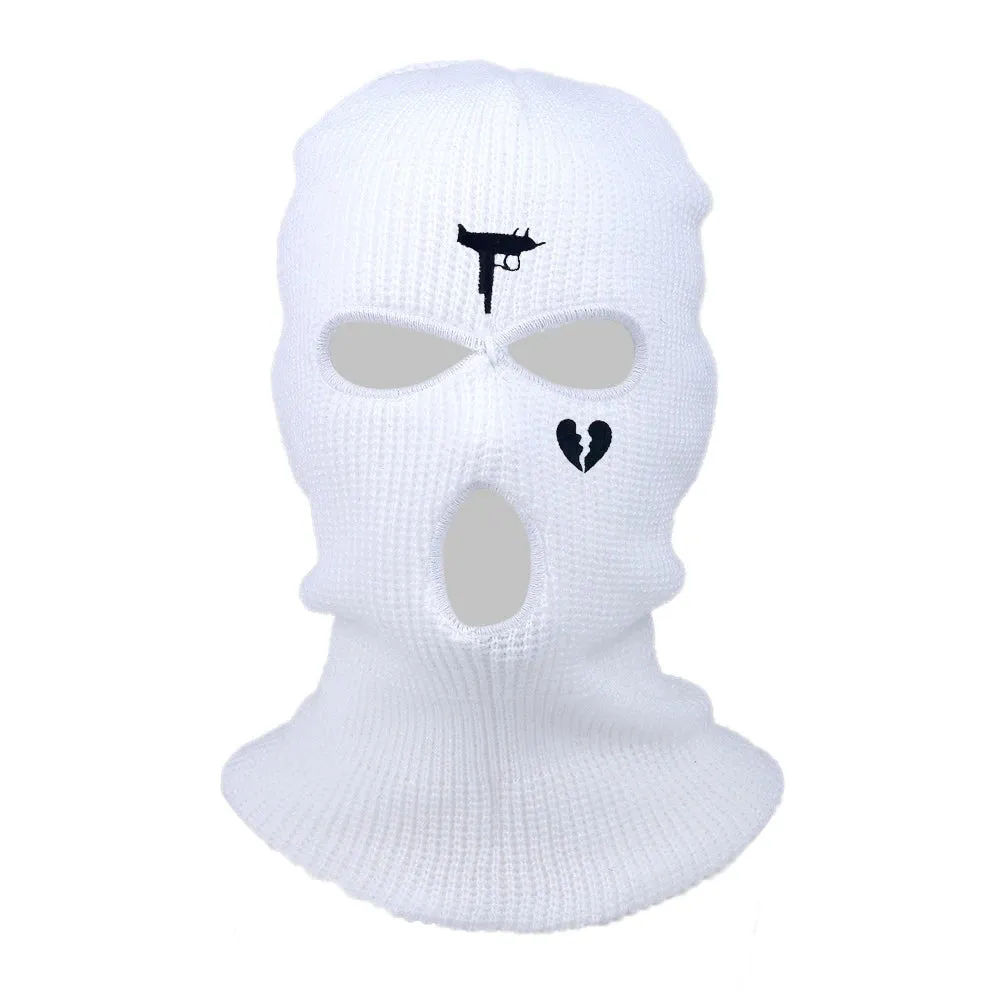 Winter Fleece Scarf Hats Thicken Plush Warm Beanies Wool Knit Caps Men Women Outdoor Cycling Ski Cold Protection Neck Mask Hat